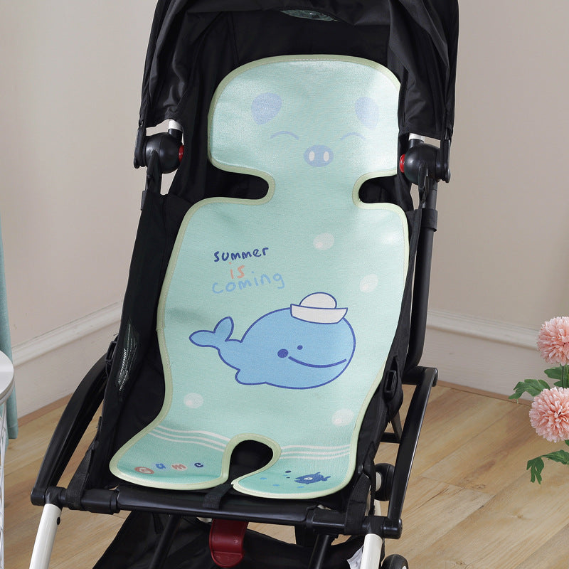 Cooling Pad 3D Air Mesh Breathable Stroller Mattress Latex Baby Car Seat Cover