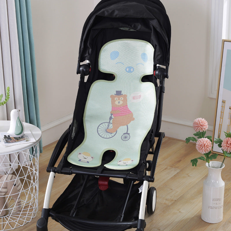 Cooling Pad 3D Air Mesh Breathable Stroller Mattress Latex Baby Car Seat Cover