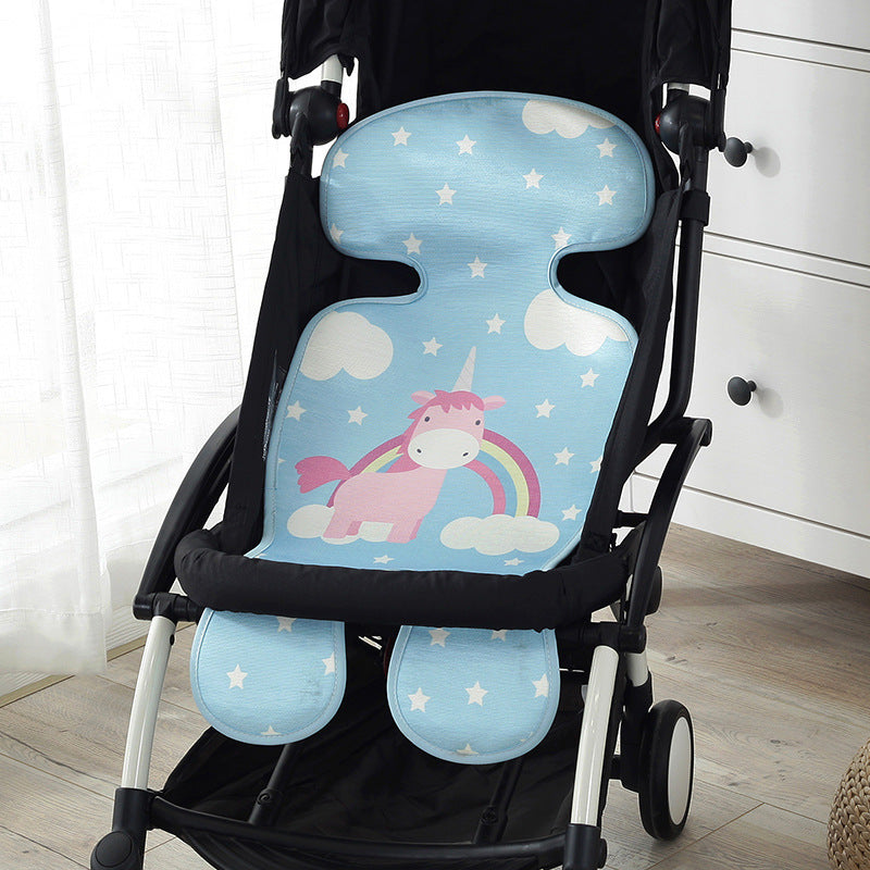 Cooling Pad 3D Air Mesh Breathable Stroller Mattress Latex Baby Car Seat Cover