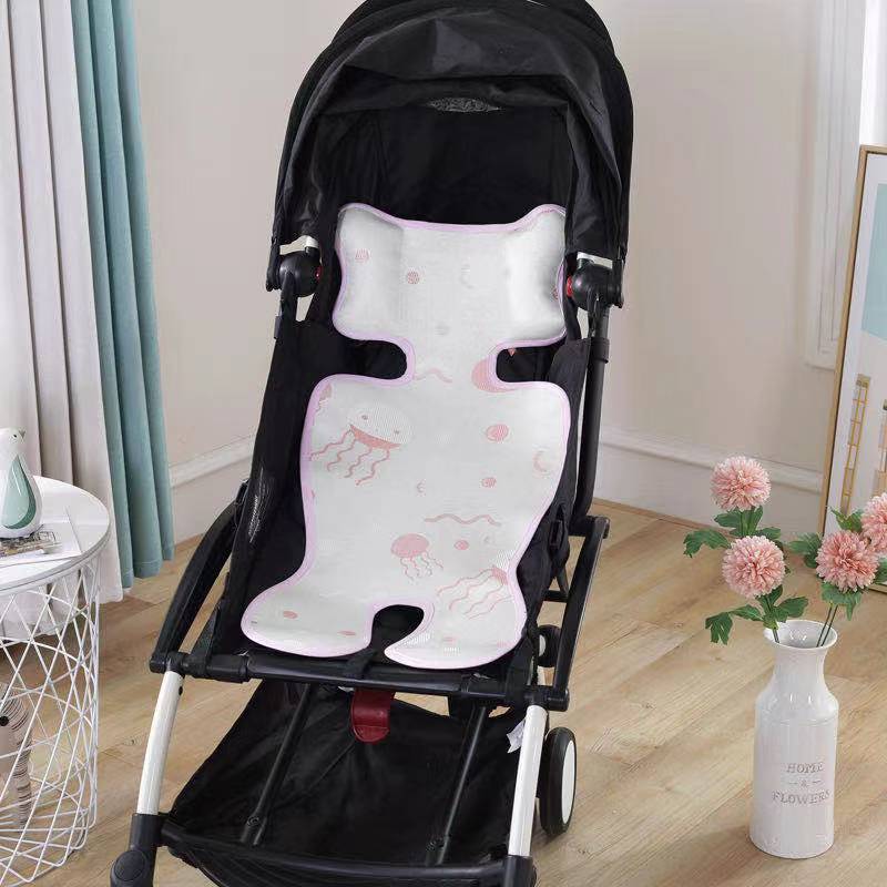 Cooling Pad 3D Air Mesh Breathable Stroller Mattress Latex Baby Car Seat Cover